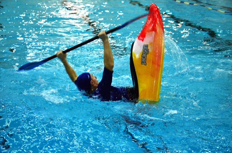 Открытый Чемпионат СПб по фристайлу на гладкой воде. Квалификация 3я попытка в кат. К1-М