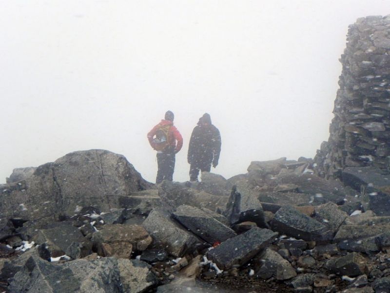 Выезд в Норвегию, 2013. Восхождение на самую высокую вершину Норвегии.