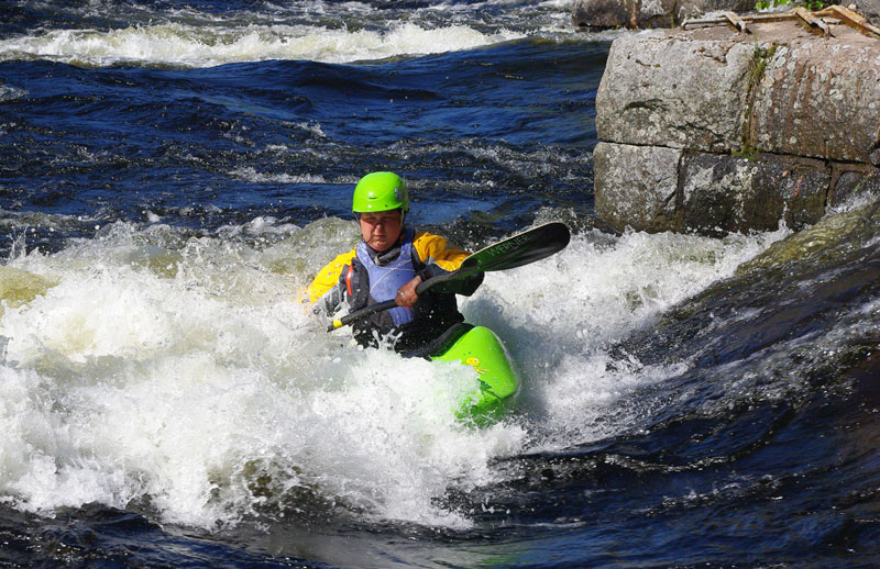 1-й этап кубка North Karelia freestyle paddling cup 2012. Выступление девушек.